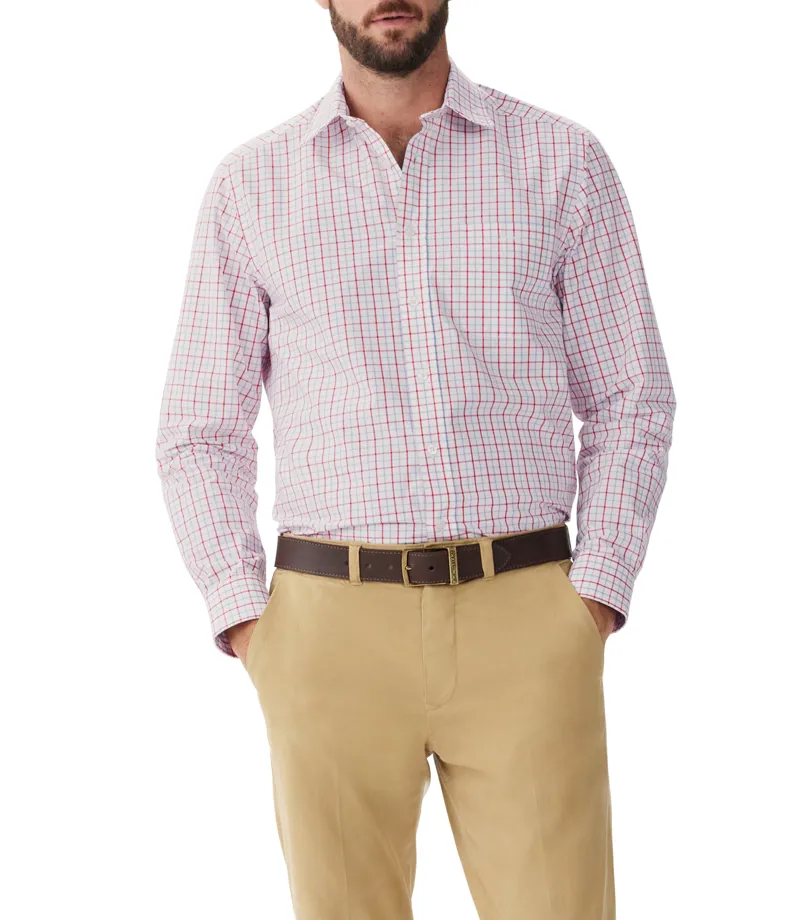 RM Williams Classic Shirt Blue White Red-1